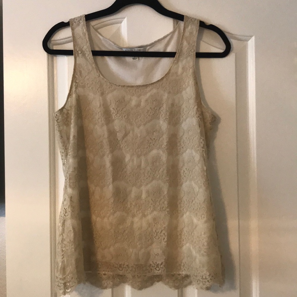 Banana republic lace top